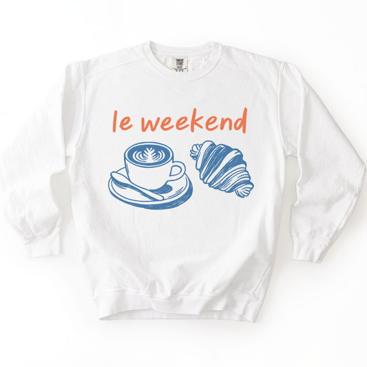 Le Weekend - Comfort Colors Premium Heavyweight Sweatshirt