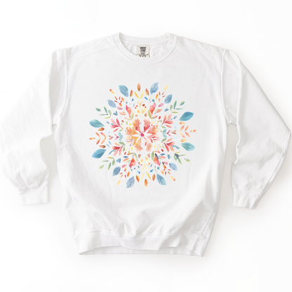 Plant Mandala - Comfort Colors Premium Heavyweight Sweatshirt
