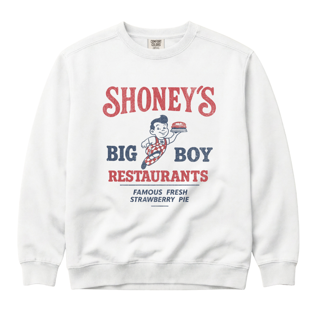 Shoney's Big Boy Restaurants - Comfort Colors Premium Heavyweight Sweatshirt