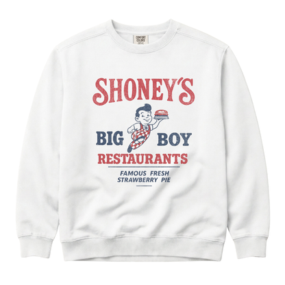 Shoney's Big Boy Restaurants - Comfort Colors Premium Heavyweight Sweatshirt