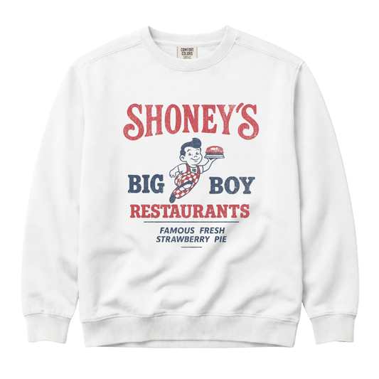 Shoney's Big Boy Restaurants - Comfort Colors Premium Heavyweight Sweatshirt