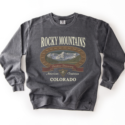Rocky Mountains - Comfort Colors Premium Heavyweight Sweatshirt