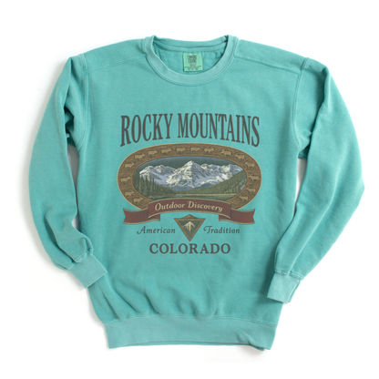 Rocky Mountains - Comfort Colors Premium Heavyweight Sweatshirt