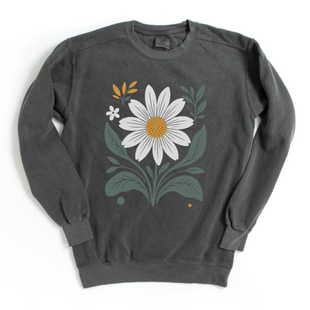 Daisy Days - Comfort Colors Premium Heavyweight Sweatshirt