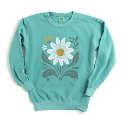 Daisy Days - Comfort Colors Premium Heavyweight Sweatshirt
