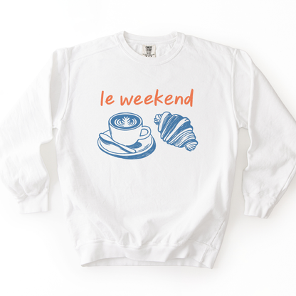 Le Weekend - Comfort Colors Premium Heavyweight Sweatshirt
