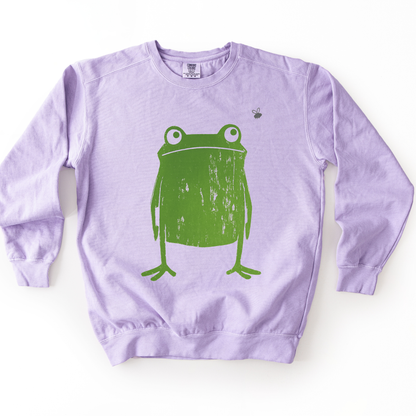 Frog - Comfort Colors Premium Heavyweight Sweatshirt