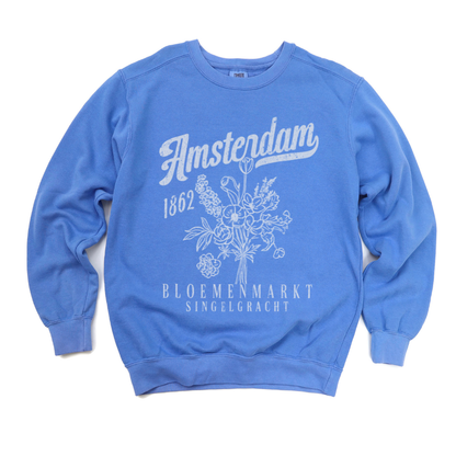 Amsterdam Flower Market - Comfort Colors Premium Heavyweight Sweatshirt