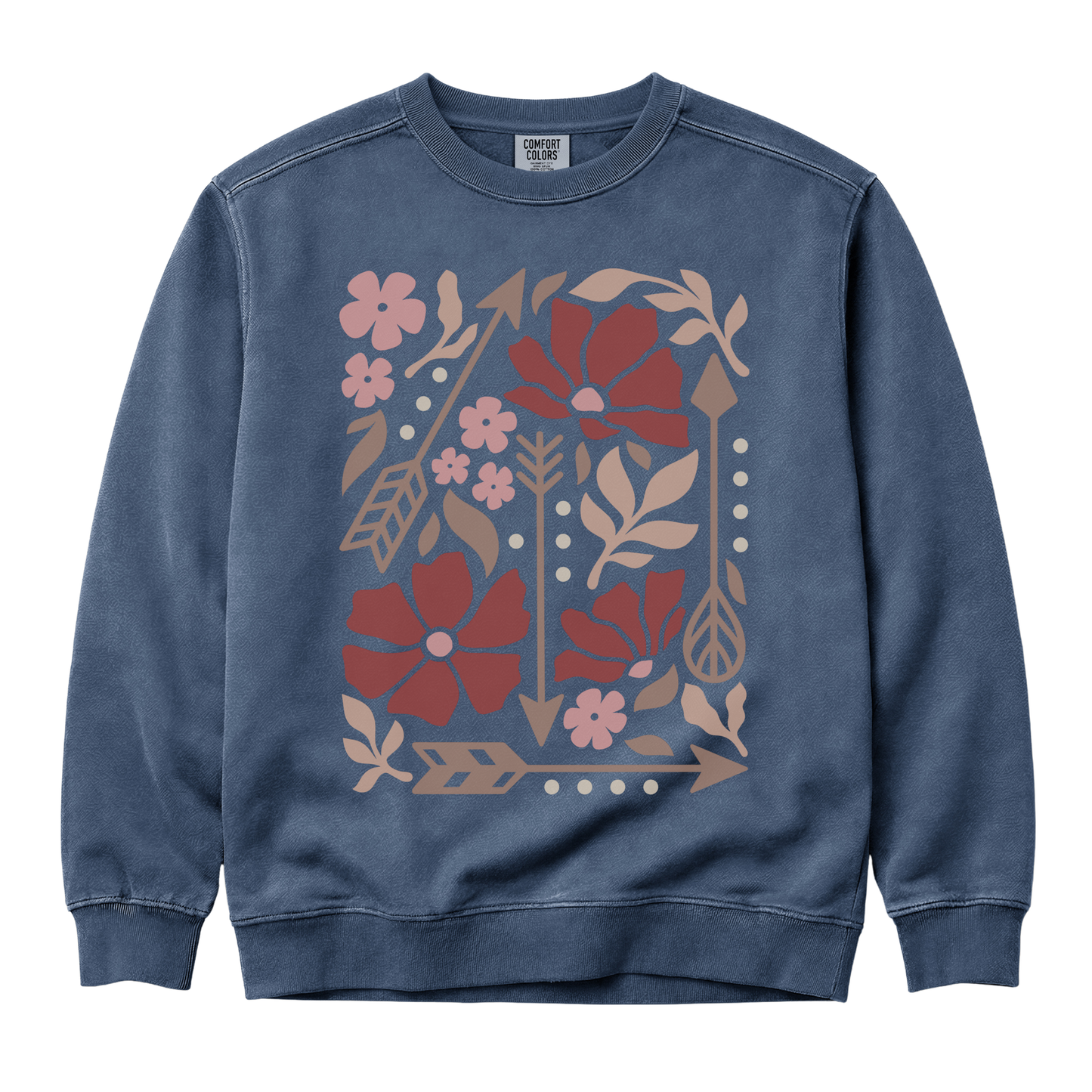 Arrows Of Bohemia - Comfort Colors Premium Heavyweight Sweatshirt