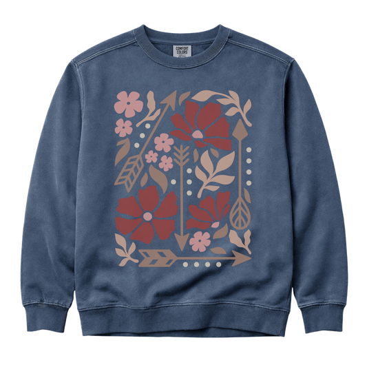 Arrows Of Bohemia - Comfort Colors Premium Heavyweight Sweatshirt