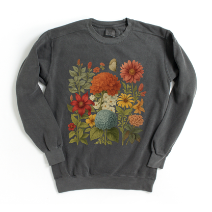 Hydrangea Bloom - Comfort Colors Premium Heavyweight Sweatshirt