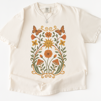 Golden Butterfly - Comfort Colors Relaxed Fit Premium T Shirt