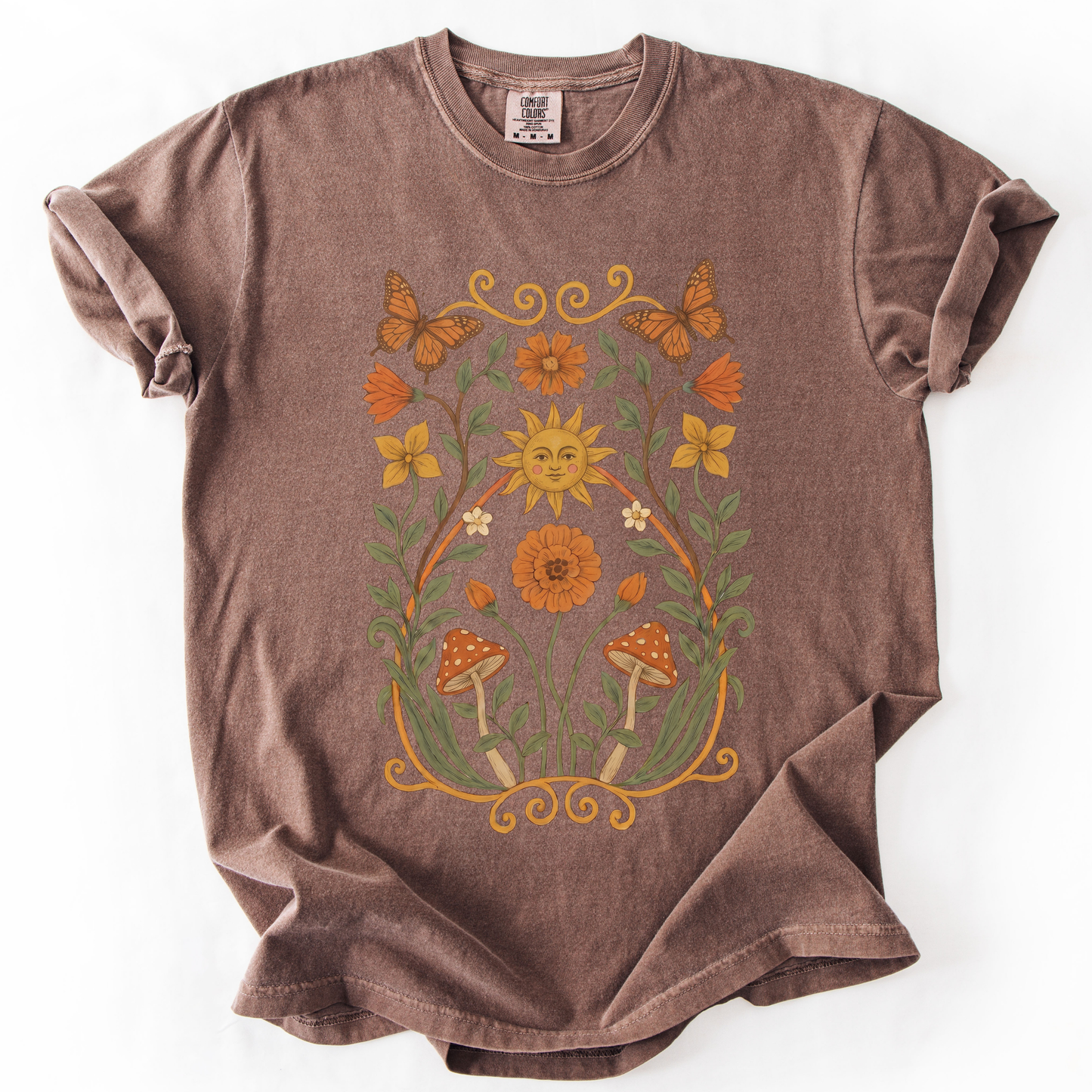 Golden Butterfly - Comfort Colors Relaxed Fit Premium T Shirt