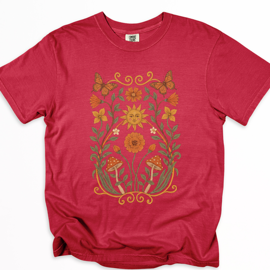 Golden Butterfly - Comfort Colors Relaxed Fit Premium T Shirt
