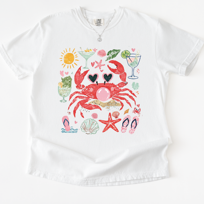 Crab -  Comfort Colors Relaxed Fit Premium T Shirt