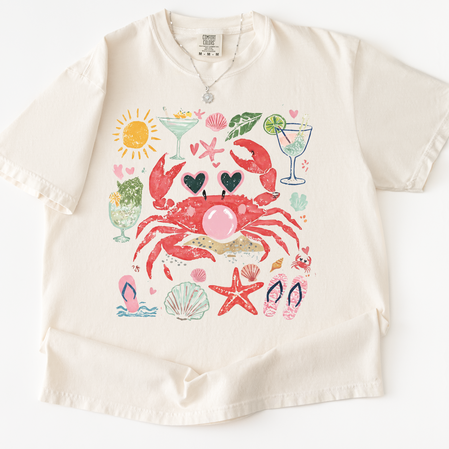 Crab -  Comfort Colors Relaxed Fit Premium T Shirt