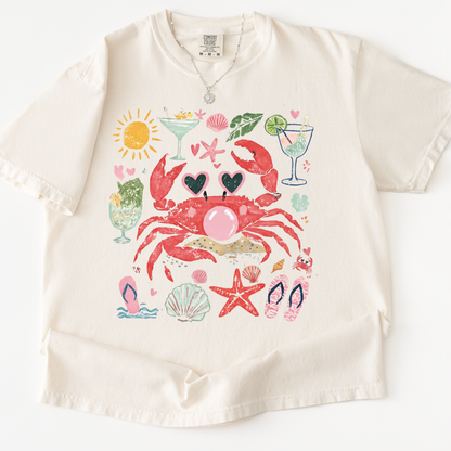 Crab -  Comfort Colors Relaxed Fit Premium T Shirt