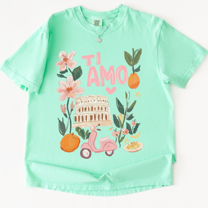 Ti Amo -  Comfort Colors Relaxed Fit Premium T Shirt