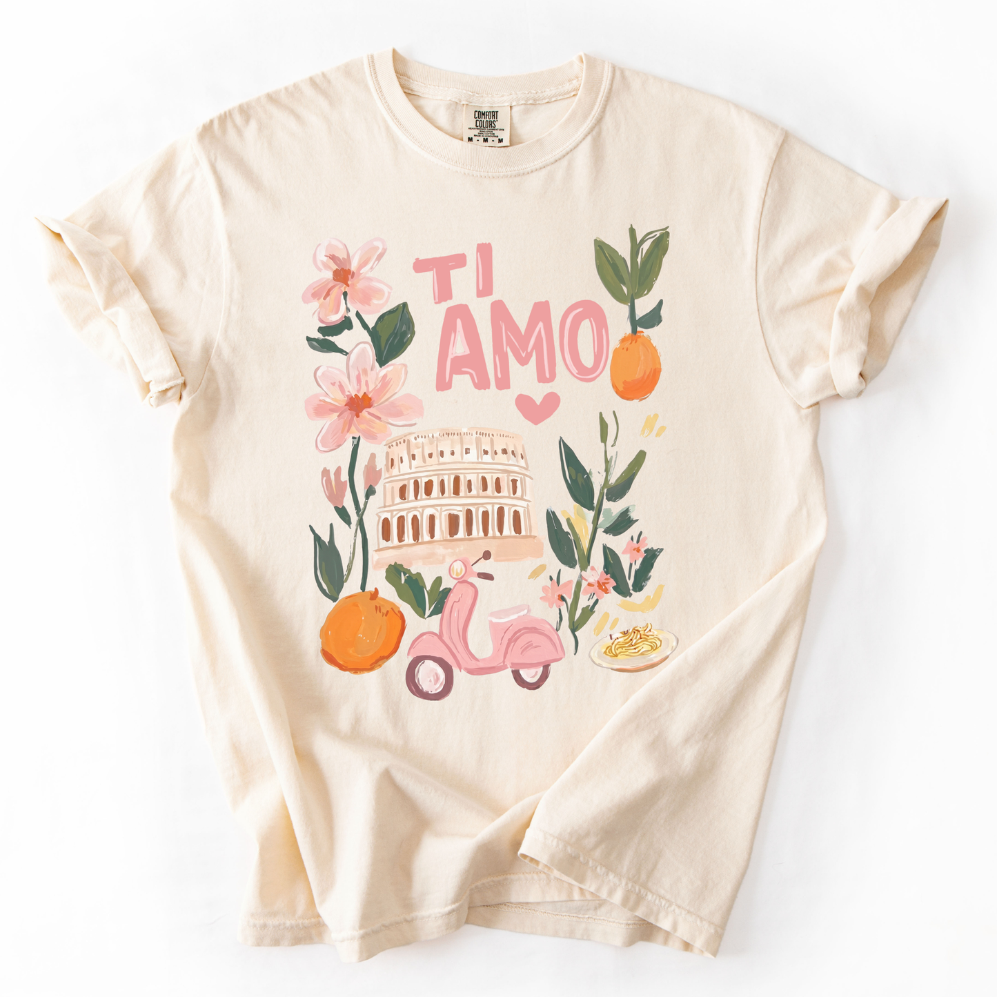 Ti Amo -  Comfort Colors Relaxed Fit Premium T Shirt