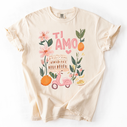Ti Amo -  Comfort Colors Relaxed Fit Premium T Shirt