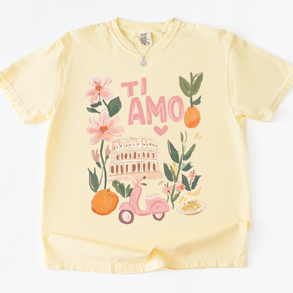 Ti Amo -  Comfort Colors Relaxed Fit Premium T Shirt
