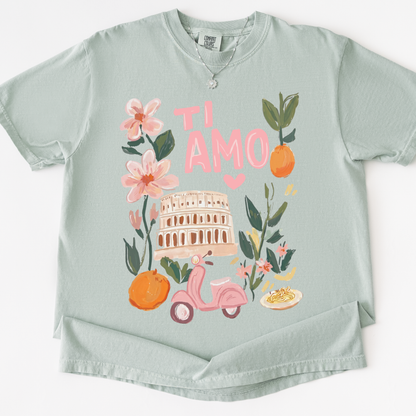 Ti Amo -  Comfort Colors Relaxed Fit Premium T Shirt