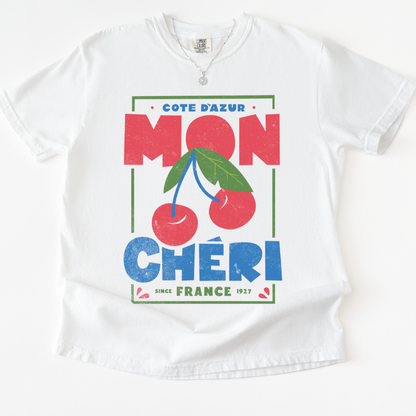 Mon Cheri -  Relaxed Fit Vintage Wash T Shirt