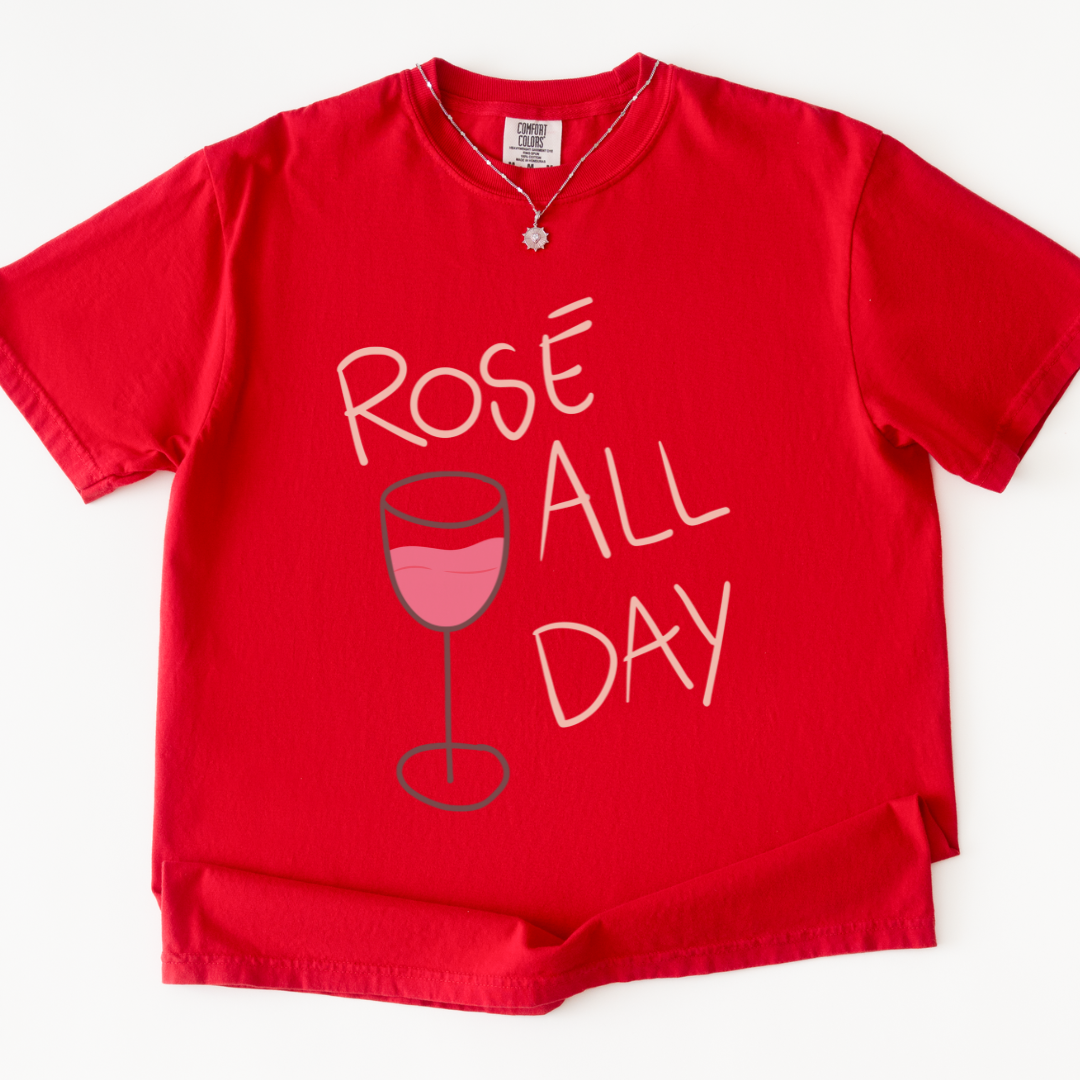 Rose All Day - Comfort Colors Relaxed Fit Premium T Shirt