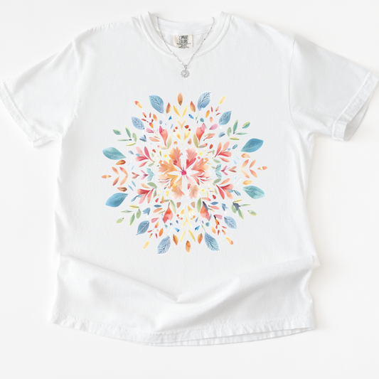 Plant Mandala - Comfort Colors Relaxed Fit Premium T Shirt