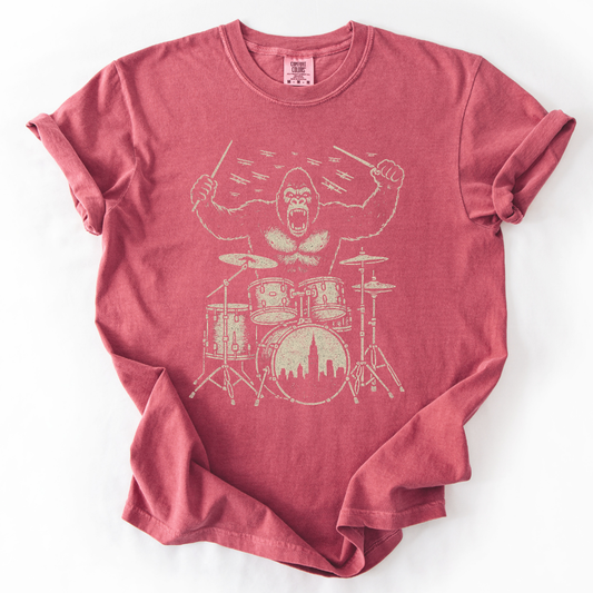 King Kong's Drum Solo - Comfort Colors Relaxed Fit Premium T Shirt