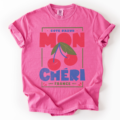 Mon Cheri -  Relaxed Fit Vintage Wash T Shirt