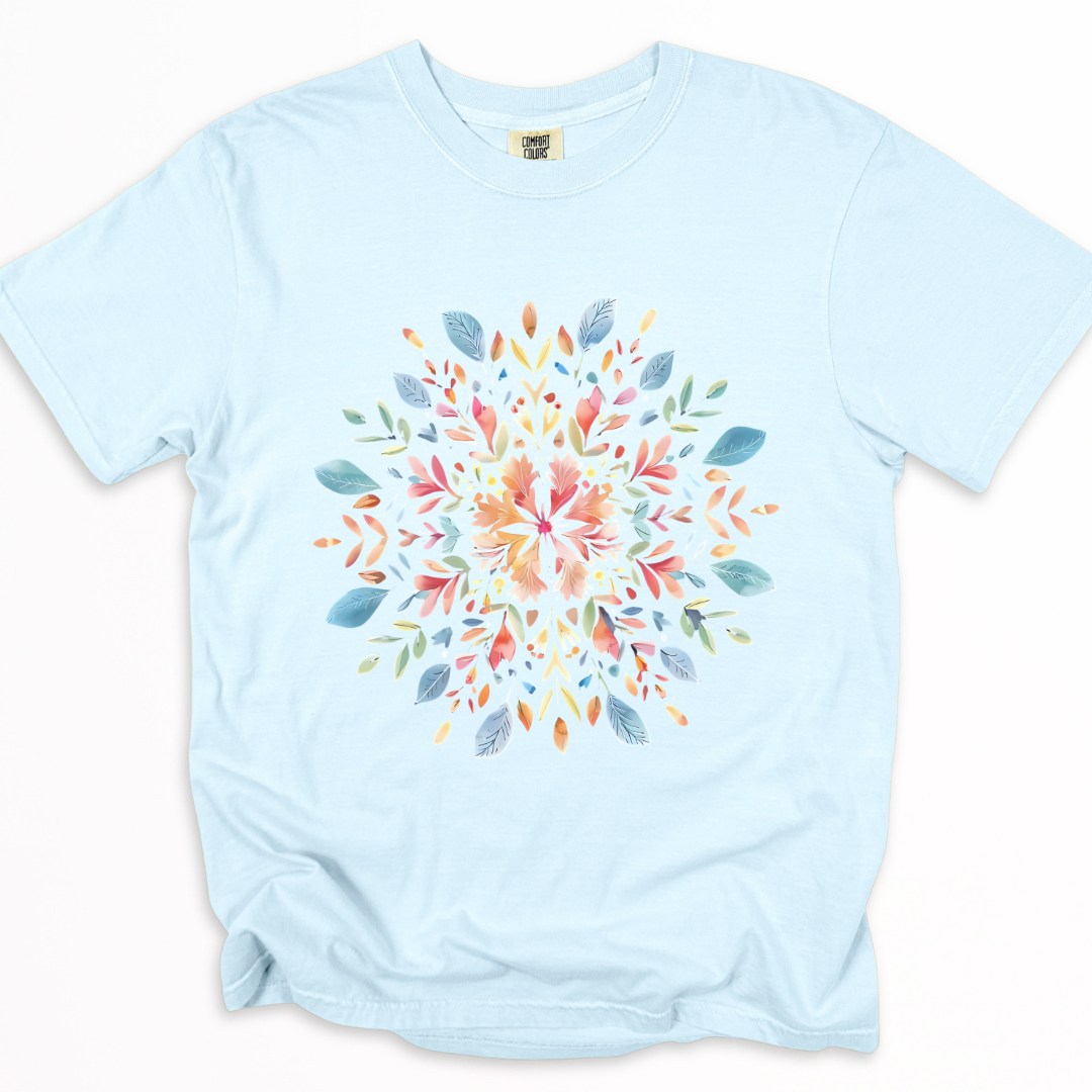 Plant Mandala - Comfort Colors Relaxed Fit Premium T Shirt