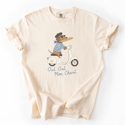 Oui Oui Mon Cheri -  Comfort Colors Relaxed Fit Premium T Shirt