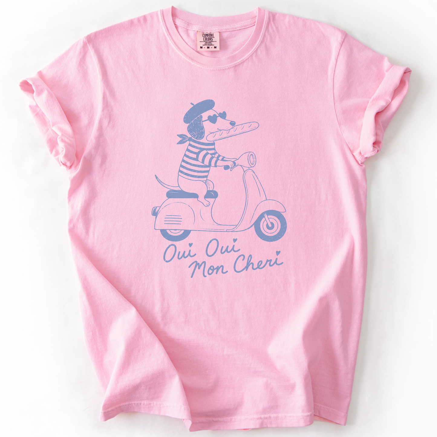 Oui Oui Mon Cheri -  Comfort Colors Relaxed Fit Premium T Shirt