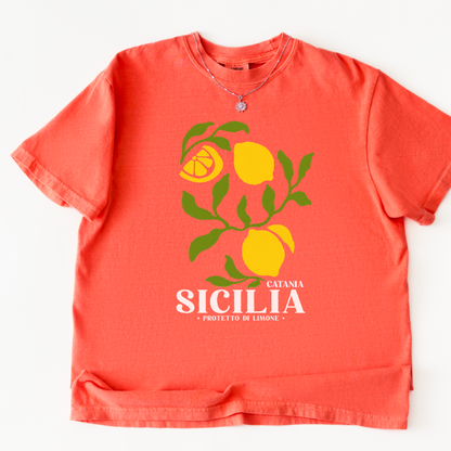 Sicilia Catania -  Comfort Colors Relaxed Fit Premium T Shirt