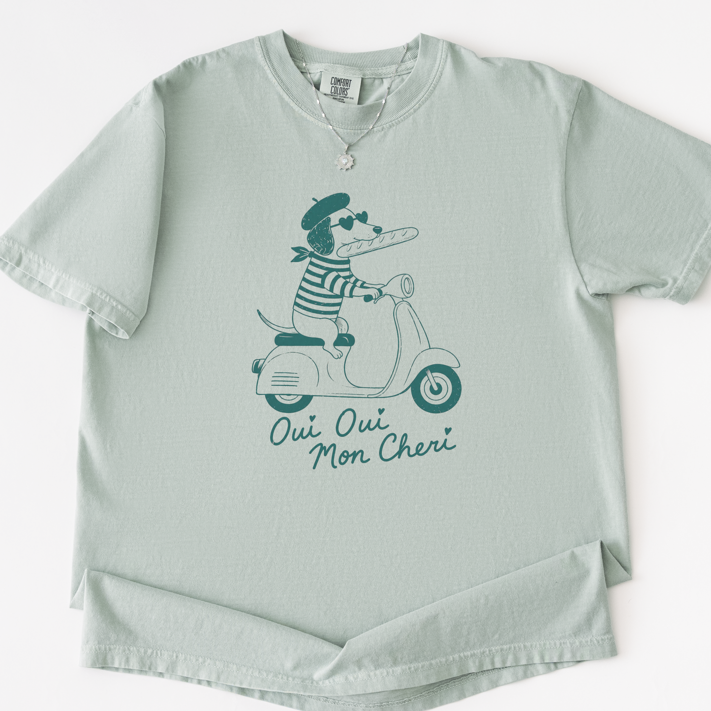 Oui Oui Mon Cheri -  Comfort Colors Relaxed Fit Premium T Shirt