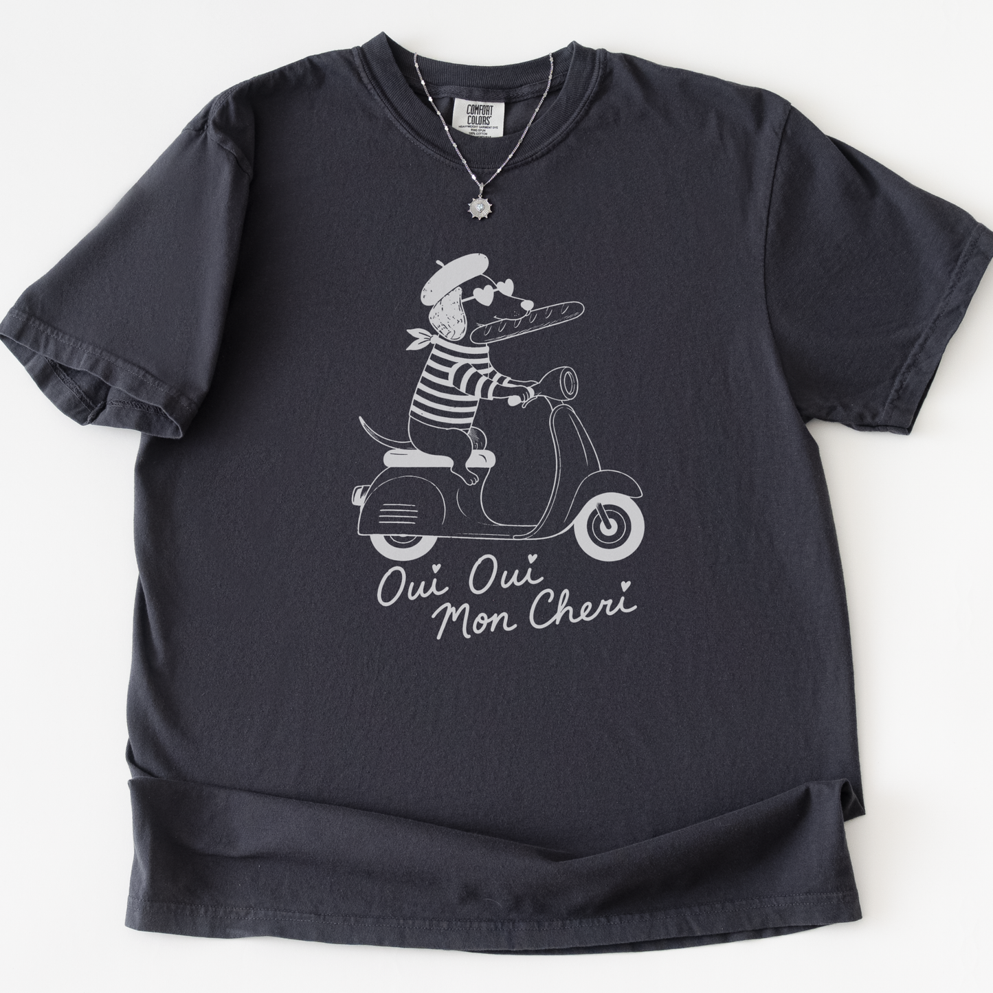 Oui Oui Mon Cheri -  Comfort Colors Relaxed Fit Premium T Shirt