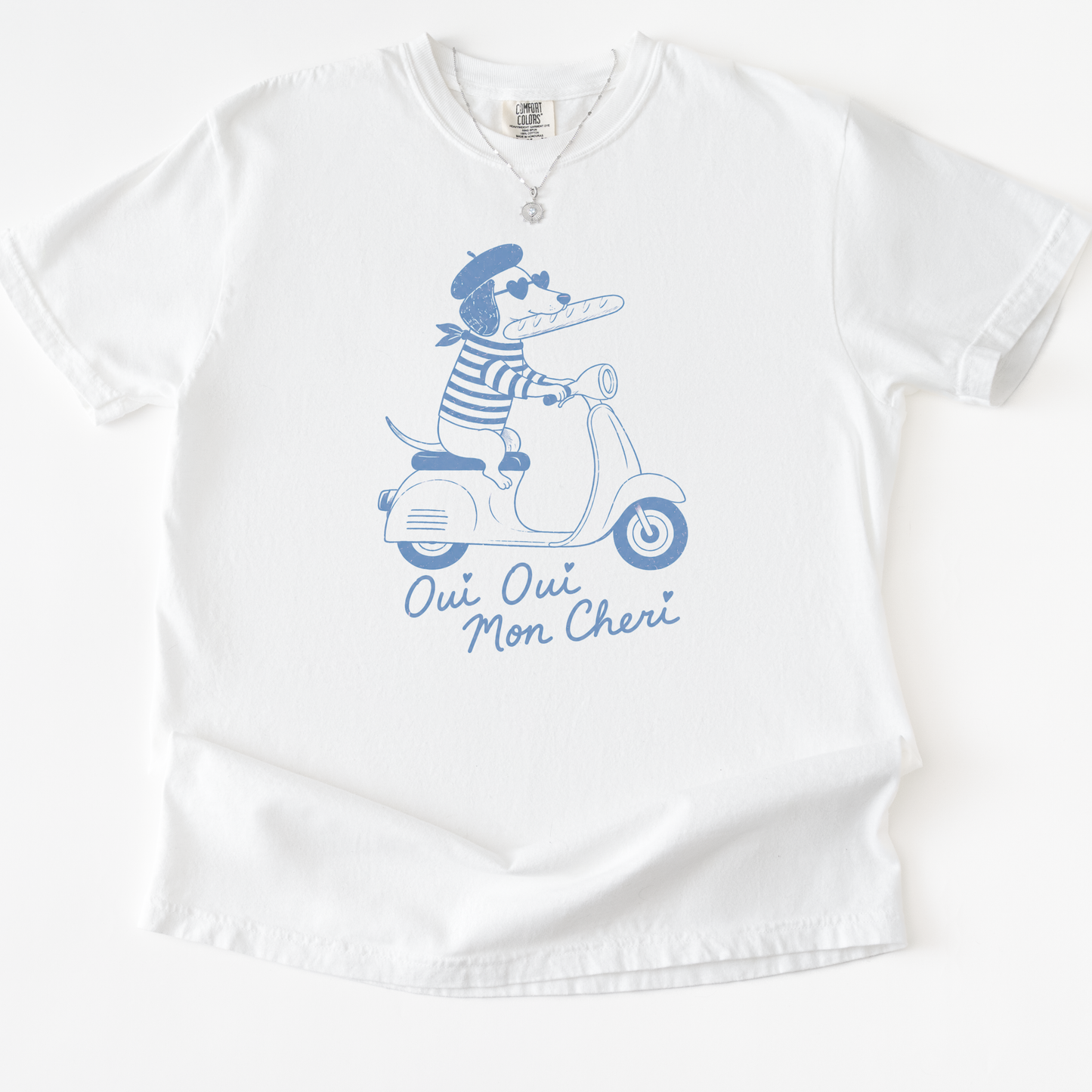 Oui Oui Mon Cheri -  Comfort Colors Relaxed Fit Premium T Shirt