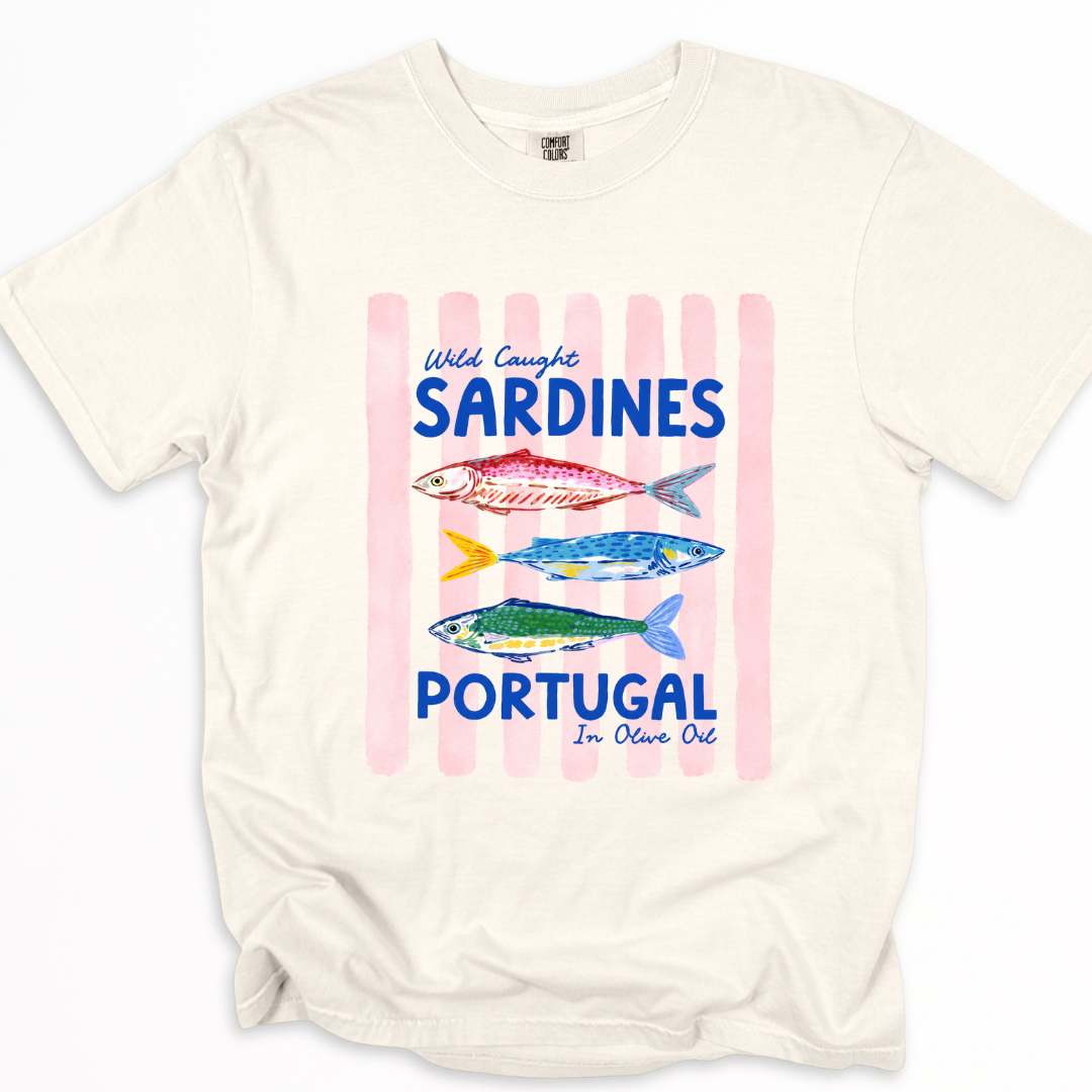 Sardines Portugal -  Comfort Colors Relaxed Fit Premium T Shirt