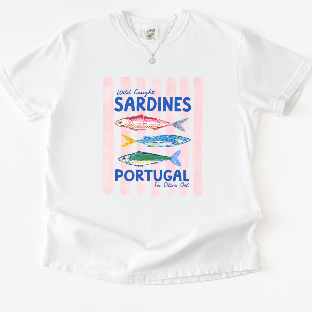 Sardines Portugal -  Comfort Colors Relaxed Fit Premium T Shirt