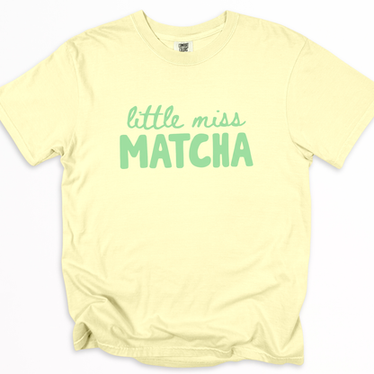 Little Miss Matcha - Comfort Colors Relaxed Fit Premium T Shirt