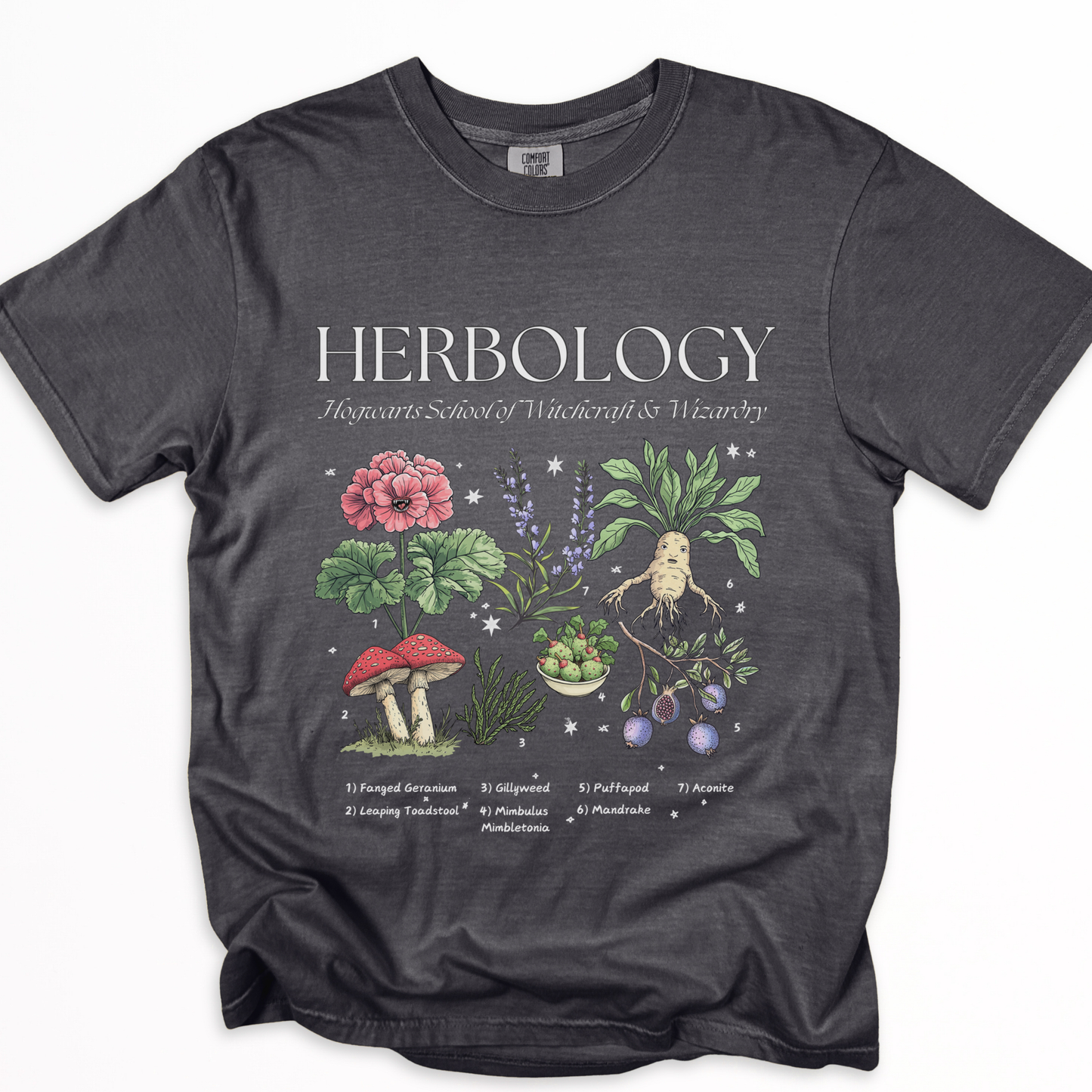 Herbology , Hogwarts School Of Witchcraft & Wizardry - Comfort Colors Relaxed Fit