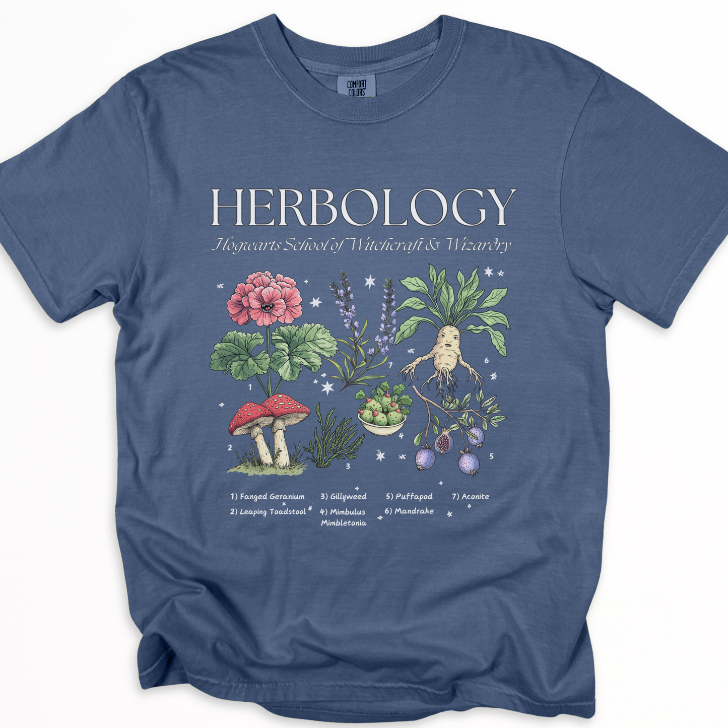 Herbology , Hogwarts School Of Witchcraft & Wizardry - Comfort Colors Relaxed Fit