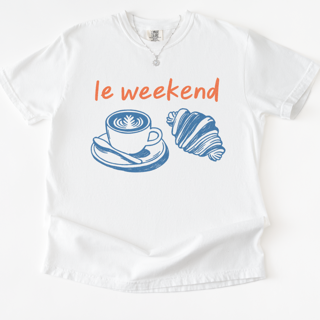 Le Weekend -  Relaxed Fit Vintage Wash T Shirt