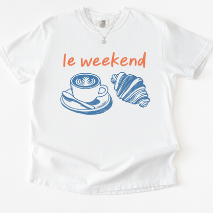 Le Weekend -  Relaxed Fit Vintage Wash T Shirt