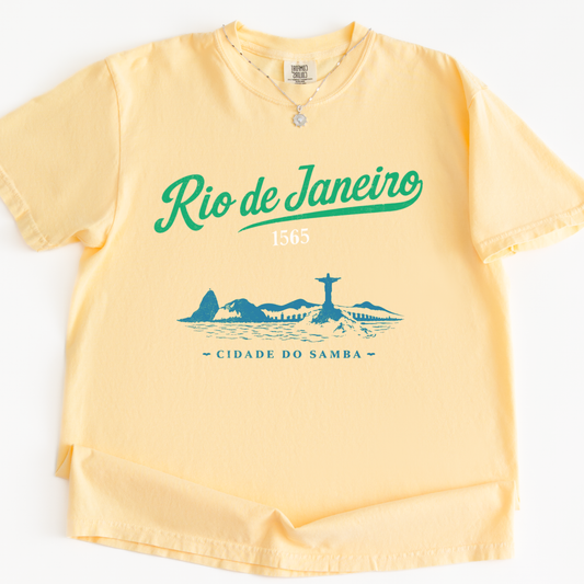 Rio de Janeiro -  Comfort Colors Relaxed Fit Premium T Shirt