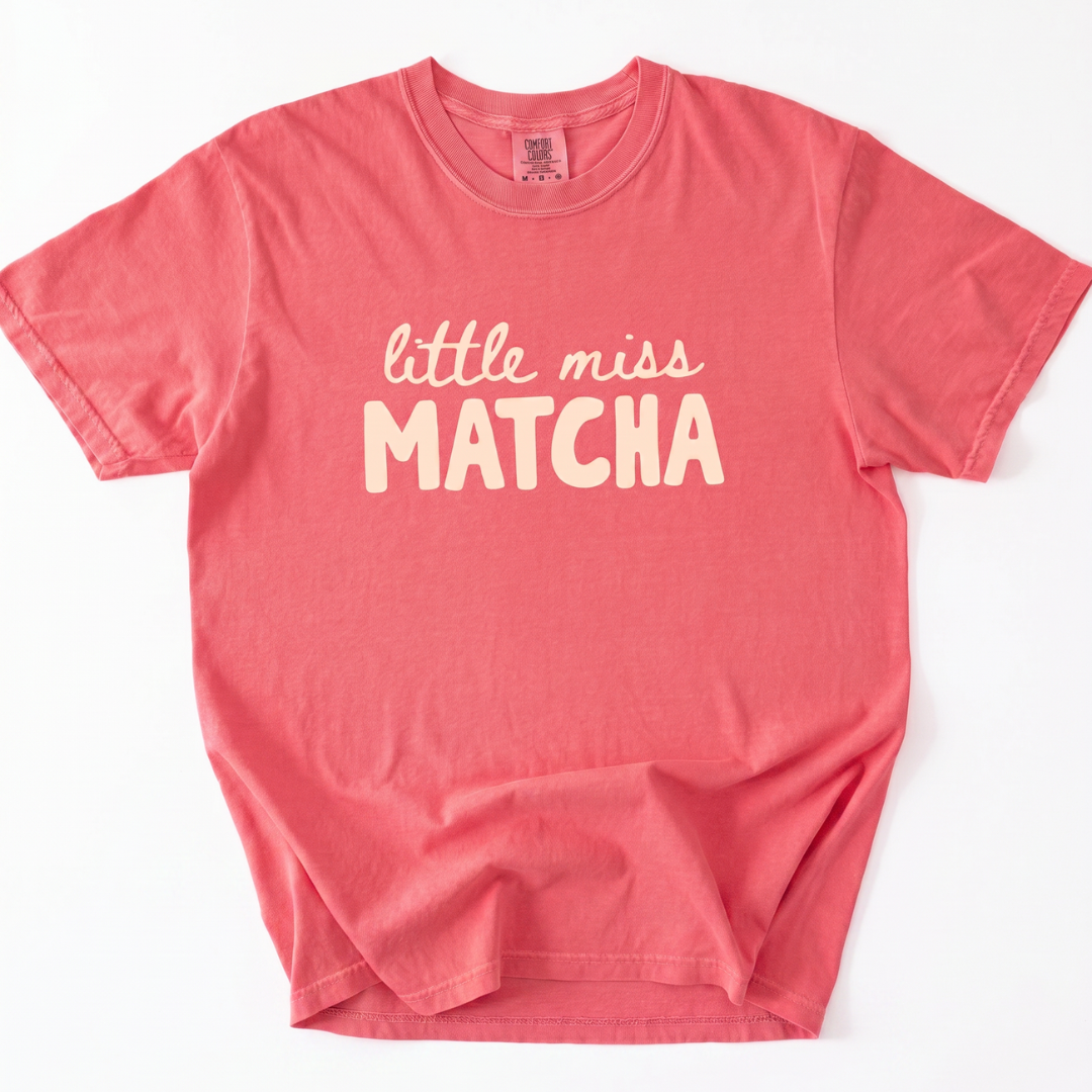 Little Miss Matcha - Comfort Colors Relaxed Fit Premium T Shirt