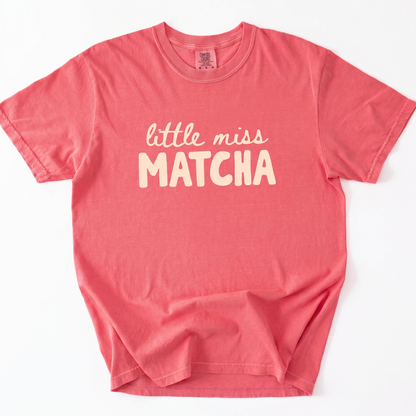 Little Miss Matcha - Comfort Colors Relaxed Fit Premium T Shirt