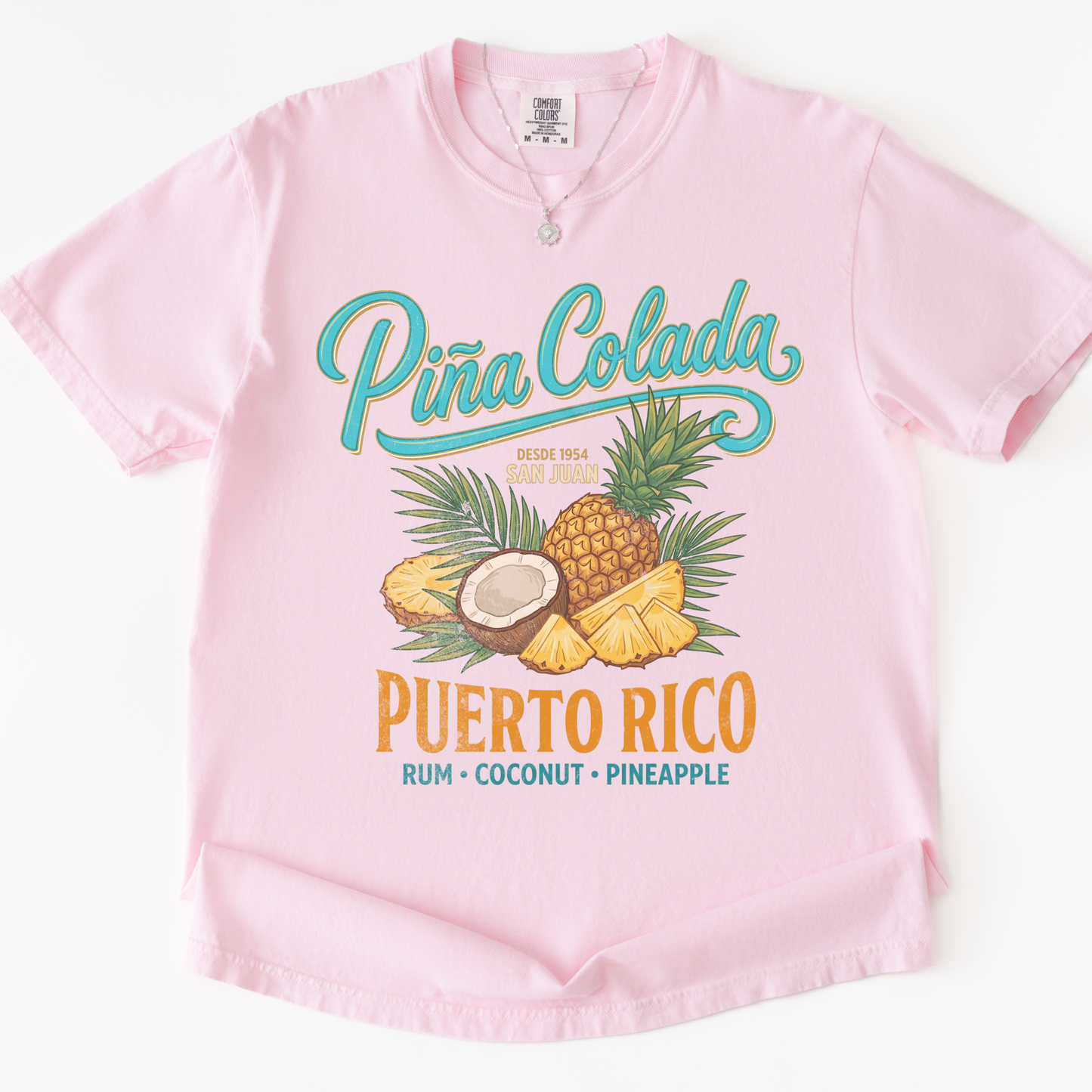 Pina Colada -  Relaxed Fit Vintage Wash T Shirt