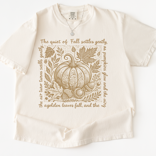 The Quiet Of Fall - Comfort Colors Relaxed Fit Premium T Shirt